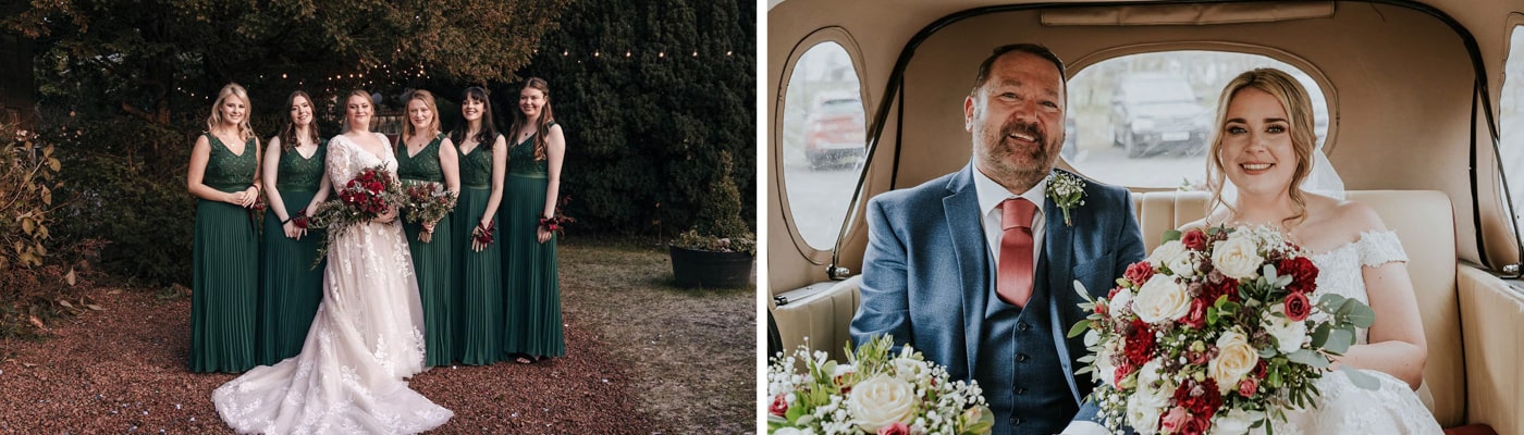 Wedding flowers from The Flower Cabin in Seaton Delaval